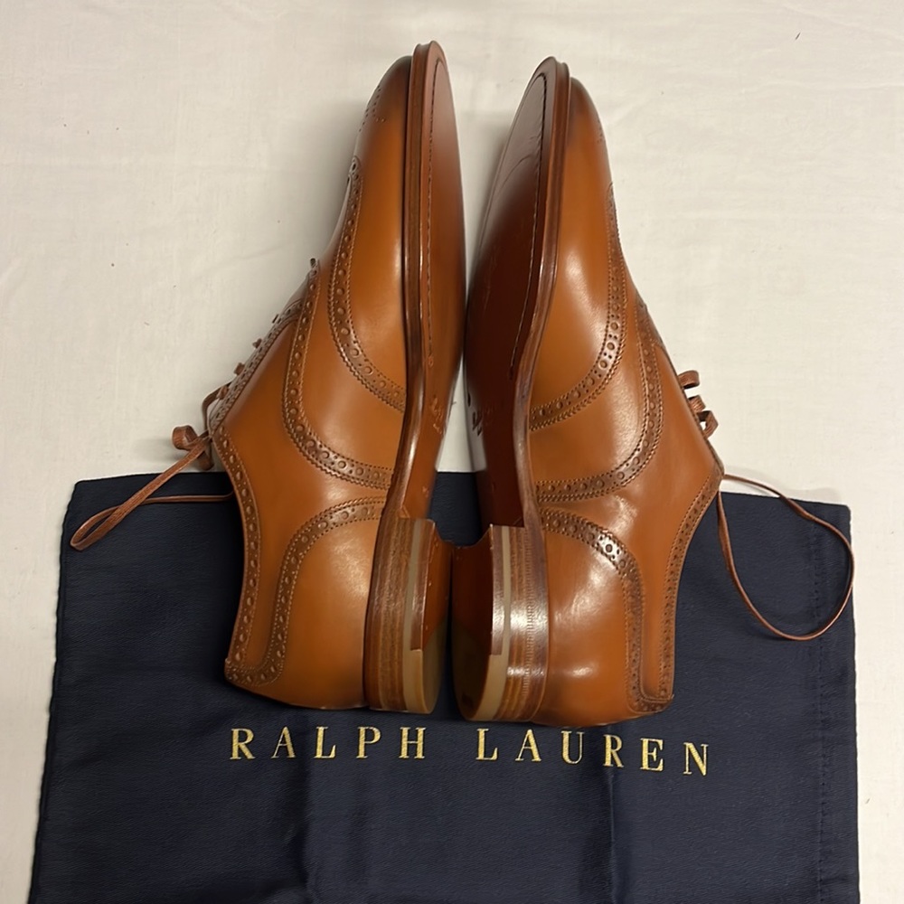 Ralph Lauren Purple Label Sully Lace Up Oxfords Loafers Dress Shoes: 39Bmade. - Picture 7 of 16